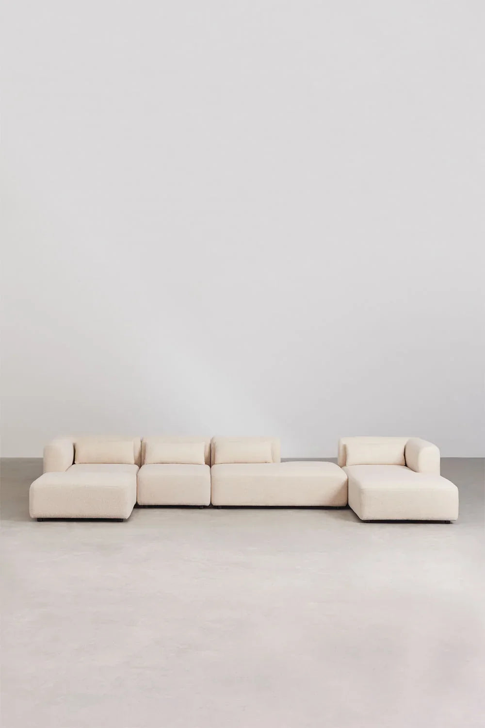 Fogler 4-Piece Modular Sofa with Chaise and Ottoman