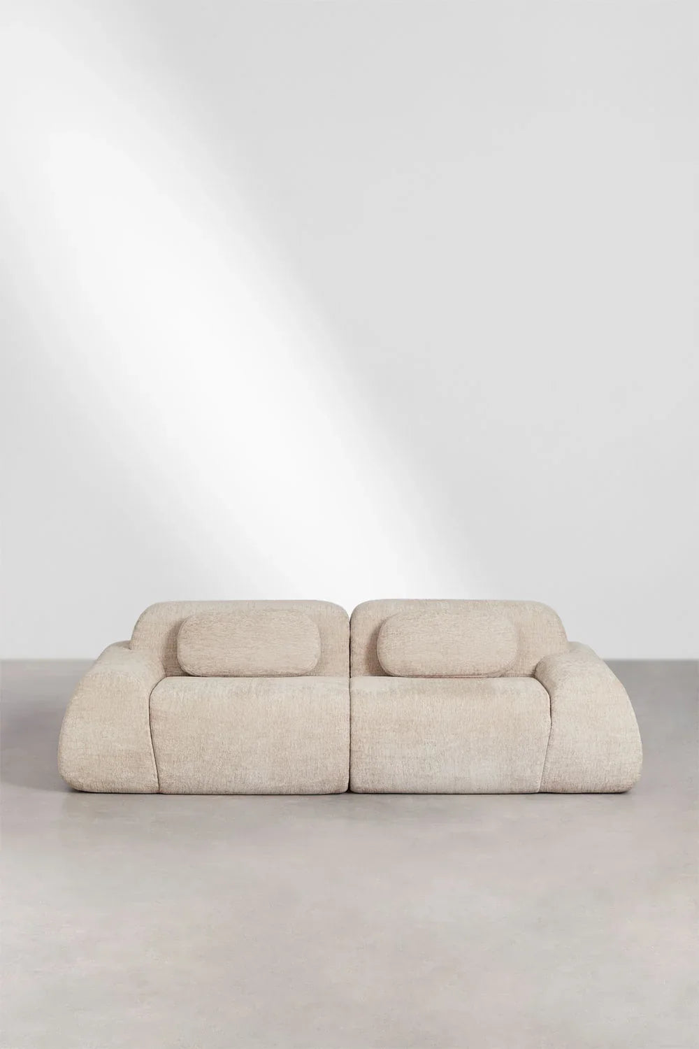 Merida 2-Piece Modular Chenille Sofa